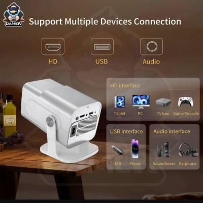 Picture of HCS350 Voice Control Max Gaming Projector-White