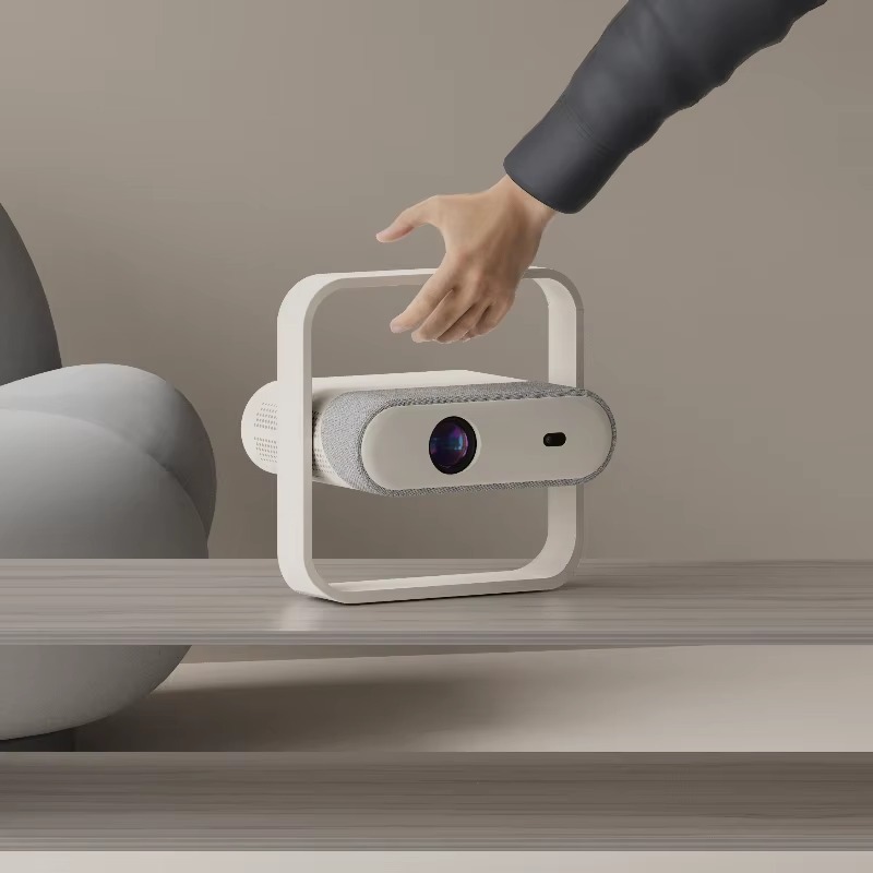 Picture of MOK NSL03 4k Portable Smart Projector Home Theater-Off White