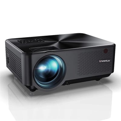 Picture of Cheerlux C9 Multimedia Projector with Dish Connection-Glitter Black