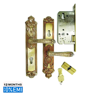 Picture of High Security System Main Door Brass Handle Lock