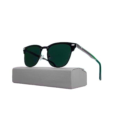 Picture of 100% Metal Body Men polarized Driving Sunglasses Black - Sun Glass