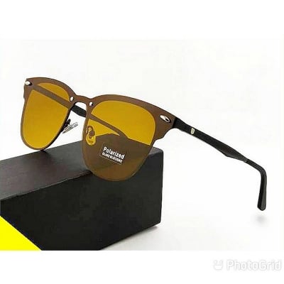 Picture of Night vision Sun glass for Men100% Metal Body Men polarized Driving Sunglass