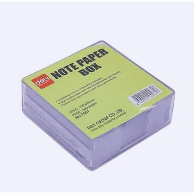Picture of Deli Sticky Notes 300 Sheet And Sticky Note Holder - Dairy - Multicolor