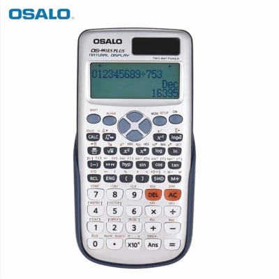 Picture of OSALO OS-991ES PLUS Scientific Calculator Dual Power Supply 417 warranty 1 years - Multicolor