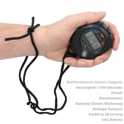 Picture of New Version Stopwatch XL-009 with Compass Timer with Rope for Sports and Gym