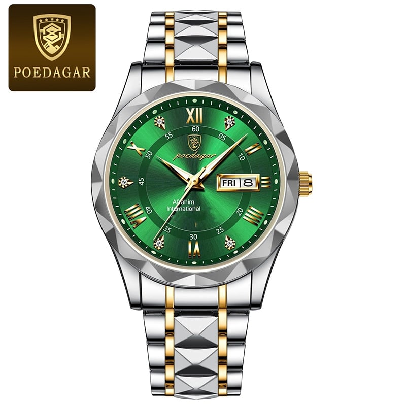 Picture of POEDAGAR 615 New Best Quality Luxury Fashion Luminous Date Week Quartz Men's Watch