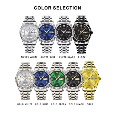 Picture of POEDAGAR 615 New Best Quality Luxury Fashion Luminous Date Week Quartz Men's Watch