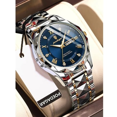 Picture of POEDAGAR 615 New Best Quality Luxury Fashion Luminous Date Week Quartz Men's Watch