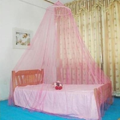 Picture of fashion Round ceiling Mosquito net for 82/340" inches 1 person (Multicolor)