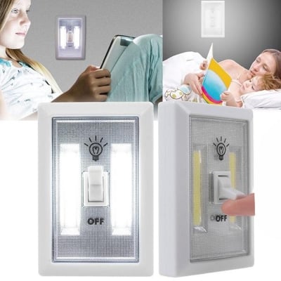 Picture of Wireless Magnetic COB switch wall light Emergency Lamp (White)