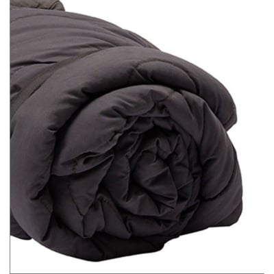 Picture of Sleeping Bag 2 in 1 Blanket With Zipper System: Stay Warm And Cozy During Outdoor Adventures (Black,L --> Dimensions folded: H 33 cm Ø 17 cm)