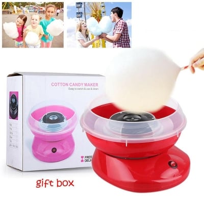 Picture of Electric DIY Sweet Cotton Candy Maker Cotton Candy Floss Maker Machine with Candy Floss Sticks for Homemade Sweet Birthday Family Party 