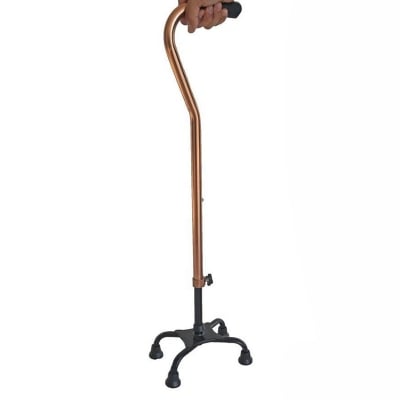 Picture of Portable aluminum 4 legged canes for elderly patient (Black,not defined)