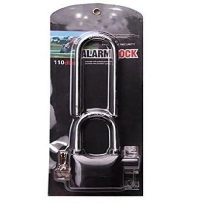Picture of 2 Beam Alarm Lock Door Motorbike Padlock High Security Siren (Black)