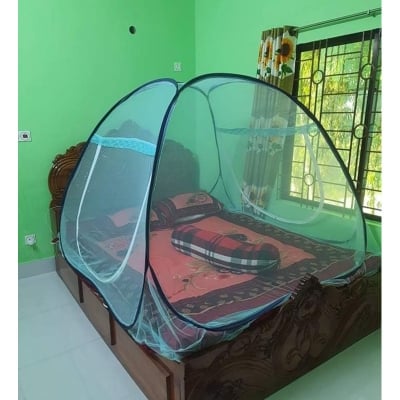 Picture of King Size Folding Mosquito net Hi-quality Metal Stand Portable Adjastable 