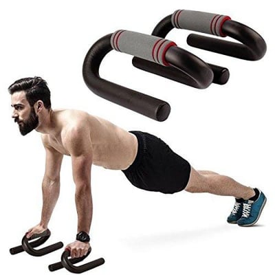 Picture of S Shape Push up Bar Stand (Multicolour) (Black)