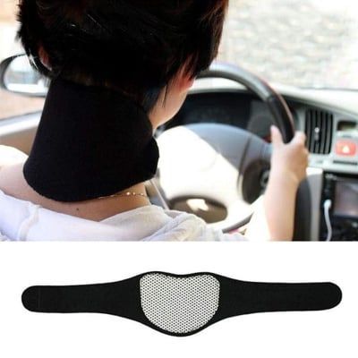 Picture of Neck Guard Self-heating Brace Magnetic Therapy Wrap Protect Belt 