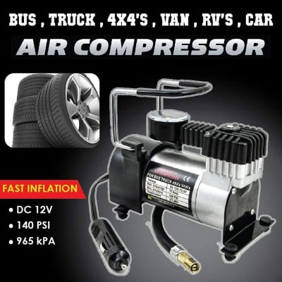 Picture of Car Air Compressor Heavy Duty DC 12V Portable Fast inflation 