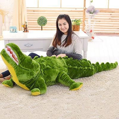 Picture of Giant Big Jumbo Animal Stuffed Plush Toy Home Office Restaurent decore (Green)