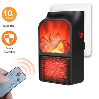 Picture of RC Room Heater Fireplace Flame for Bedroom Bathroom Office Home Indoor 