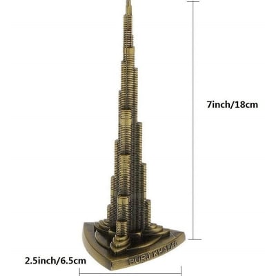Picture of Decorative Burj Khalifa Metal Showpiece For Home Decor 