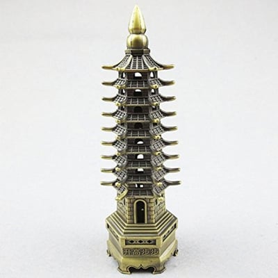 Picture of China Tower Decor Souvenir Gift China Business Gifts, Corporate Gifts Party And House Decoration Metal Collectible Showpieces 