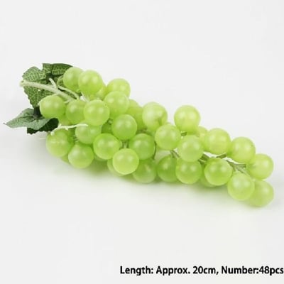 Picture of Bouquet Artificial Grape Bunches Fake Garden Plant Flower Home Decor DIY 