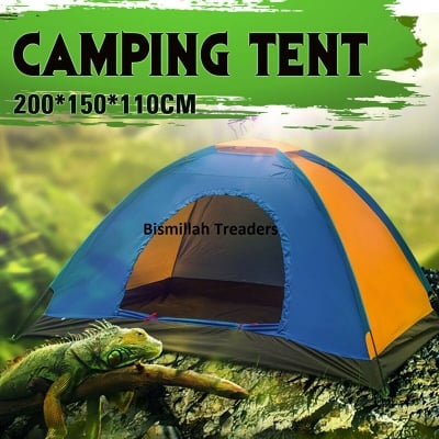 Picture of Tent Waterproof Picnic Camping Tent Oxford Cloth Outdoor Travel Portable Shelter Random color 