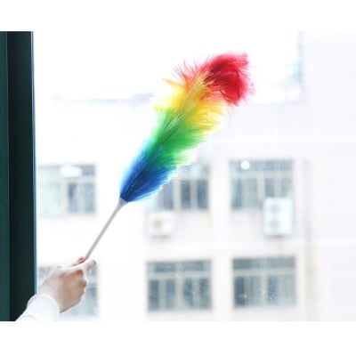 Picture of Anti Static Duster works like magic Microfiber Soft Colorful Household Cleaning Brush Office Car Cleaning Tools (Multicolor)