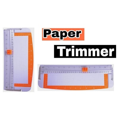 Picture of Portable Paper Cutter Trimmer-(A4) Papers Cards Labels Coupons Photos Cutting (Multicolor)