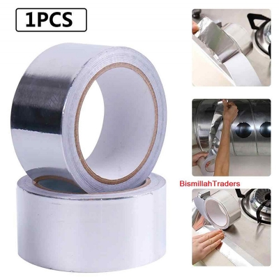 Picture of Foil Adhesive Tape Heat Protection Insulation Tape (silver)