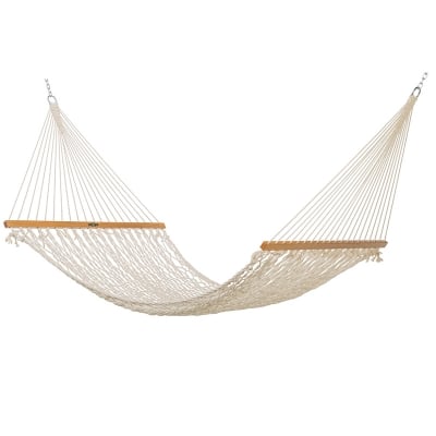 Picture of Jute Rope Hammock Camping Tree Hammock (white)