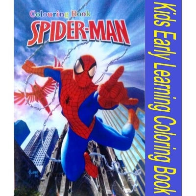 Picture of Spider Man Coloring Book for Kids 