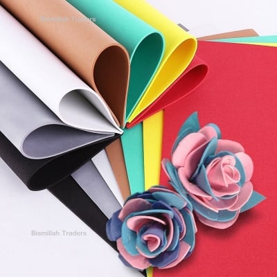 Picture of Eva Foam Sheet 5 Different Color A5 Size 2mm Thickness 