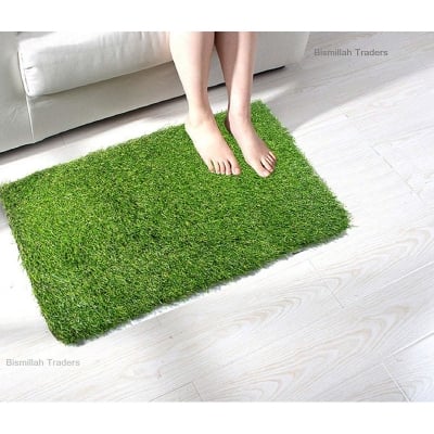 Picture of Artificial Grass Floor Mats Hall Door Soft Non-slip Carpet 