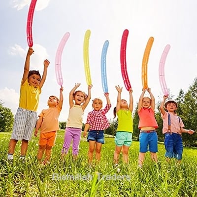 Picture of Giant Rocket Flying Long Balloons Fly Whistle Refill for Kids Birthday Party 10 Pcs 
