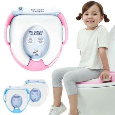 Picture of Soft Baby Potty Seat toilet trainer seat Baby high Chair (Multicolor)