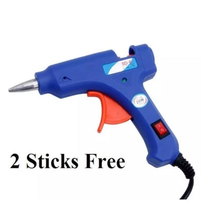 Picture of Hot Melt Glue Gun ( 2 Glue Sticks Free ) (Blue)