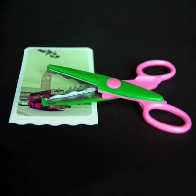 Picture of Craft Stainless Steel Scissor - Code 02 (Pink and Green)