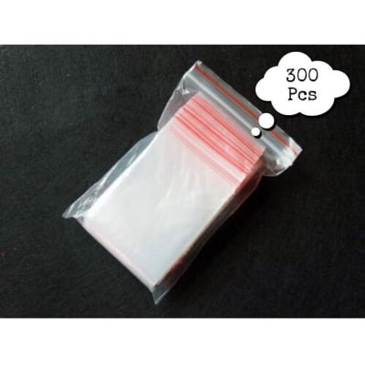 Picture of 1.5”x 2”  Zip Lock Plastic Packet - 300 pcs pack (Neutral)