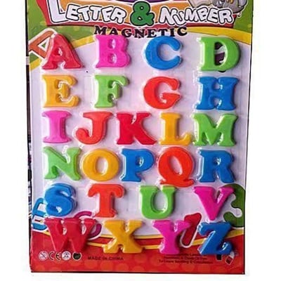 Picture of Magnetic Capital Letters for Kids ( Letter Size 2” ) - A to Z (Multicolor)