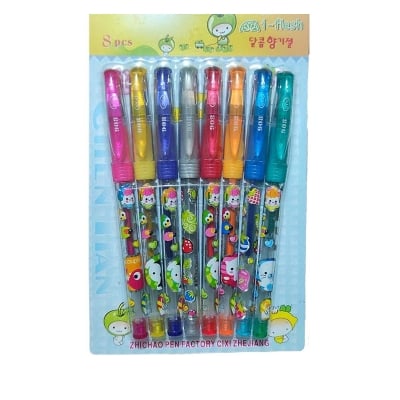 Picture of Glitter gel pen (8 pcs) / Multicolor gel pen / Design pen (Multicolor)