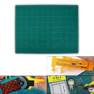Picture of A3 Double sided Self Healing Cutting Mat - Size 45*30 cm (Green)