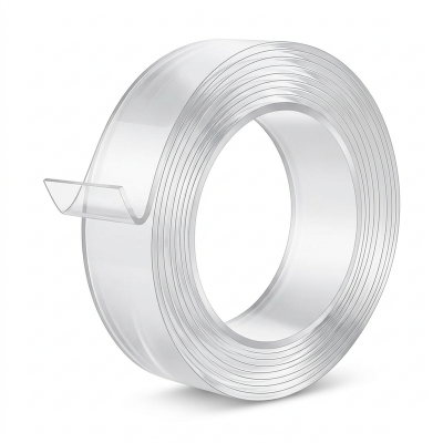 Picture of Reusable Double Sided Acrylic Adhesive Transparent Tape -( Width 1” , Length 3m, Thickness 2mm ) (Neutral)