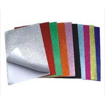 Picture of 10 pcs Set of Glitter Foam Sheet - A4 - Multicolor (Multi)