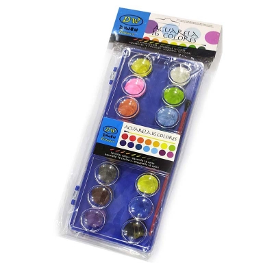 Picture of Water Color, Crayon color - Acuarela (16 Colores) (Multicolor)