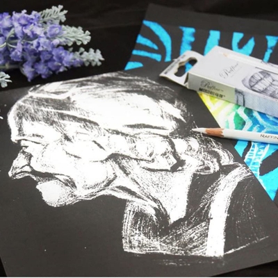 Picture of KeepSmiling Woodless Charcoal Pencils 3pcs (Black)