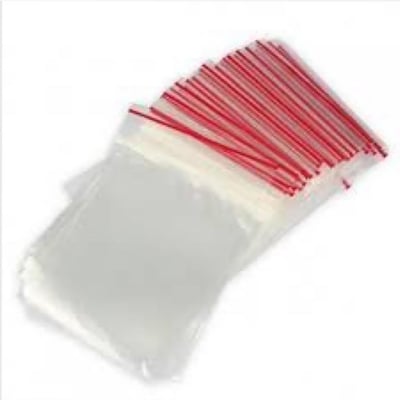 Picture of 2”x 3”  Zip Lock Plastic Packet - 100 pcs pack (Neutral)