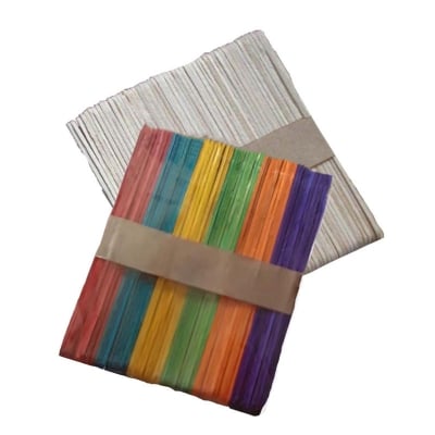 Picture of Combo Pack of Wooden Popsticks (Multi)
