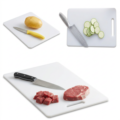 Picture of Plastic Cutting Board fruit,vegetable,maeat board (White)